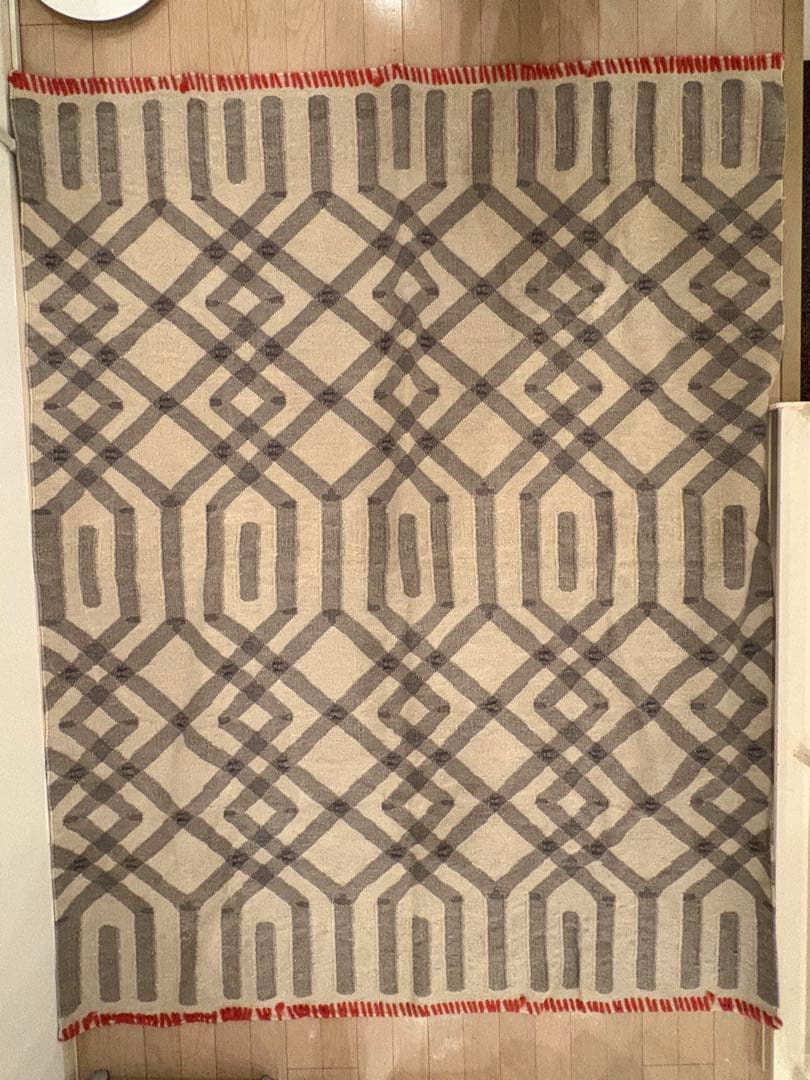 Duna キリムラグ 190x150 定価22万円 Odosdesign 北欧