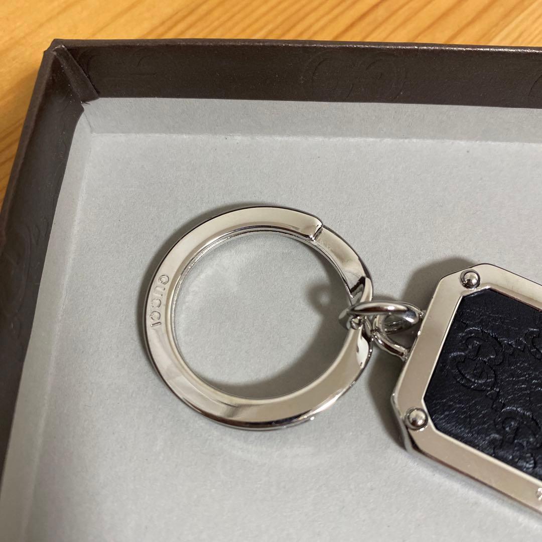 【新品未使用】GUCCI グッチ キーリング キーホルダー　ブラック