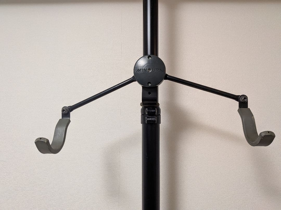 自転車 ディスプレイスタンド 突っ張り棒 高さ調整可