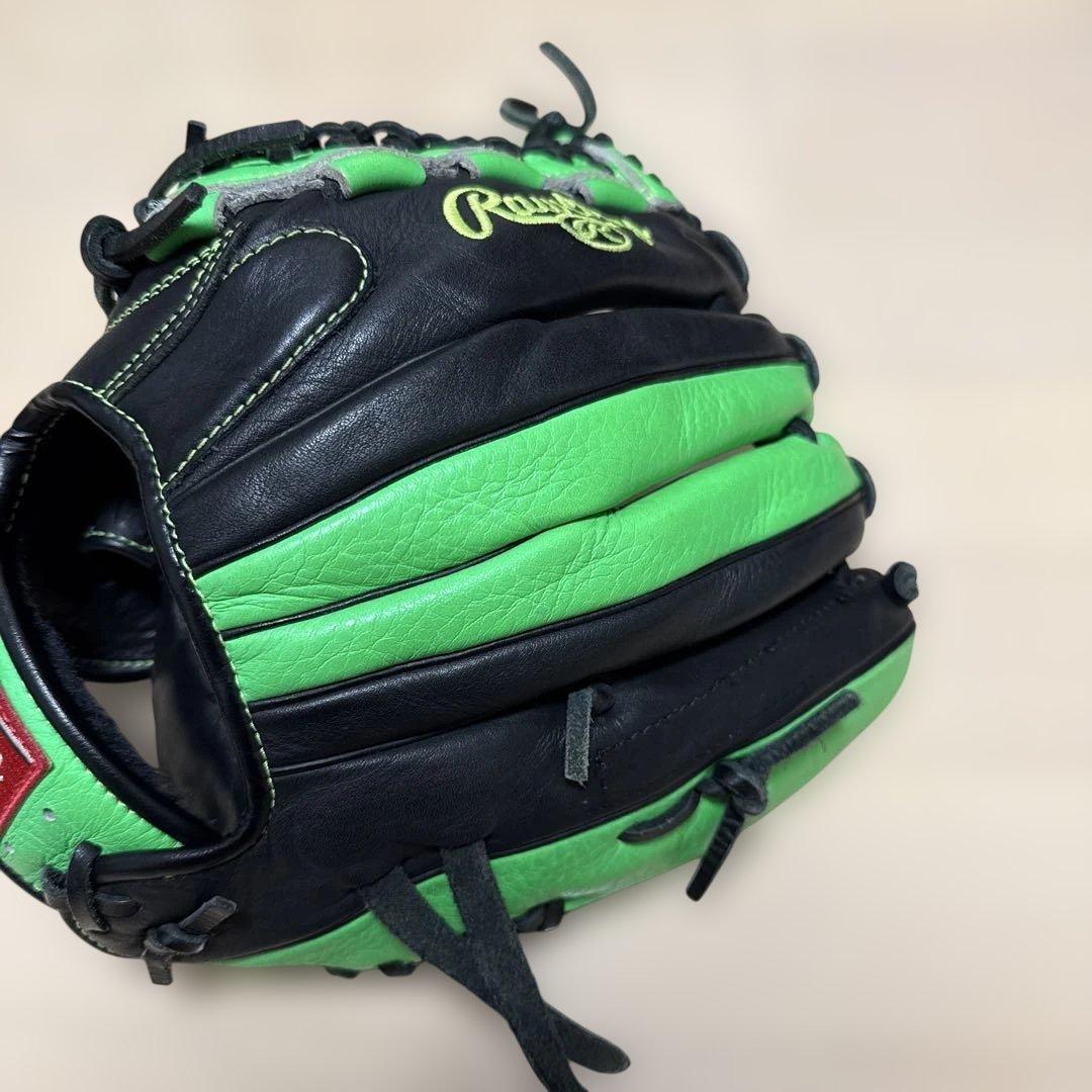 Rawlings 軟式グローブ 黒/緑