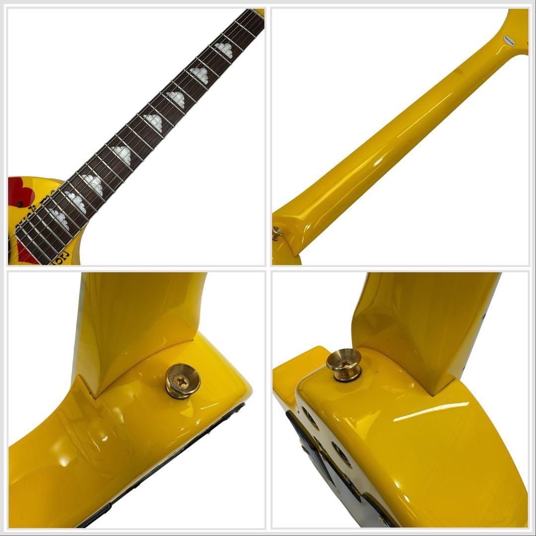 【美品】 FERNANDES フェルナンデス YELLOW HEART zo-3