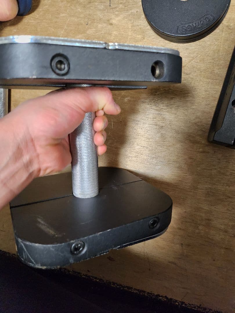 クイックロックダンベル　ヘビーハンドルプレートキット（7.5ポンド×4枚）