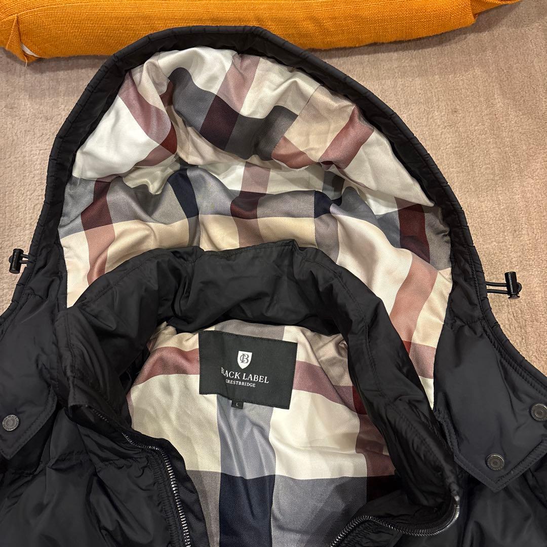 BLACK LABEL CRESTBRIDGE ダウンジャケット　黒　ブラック