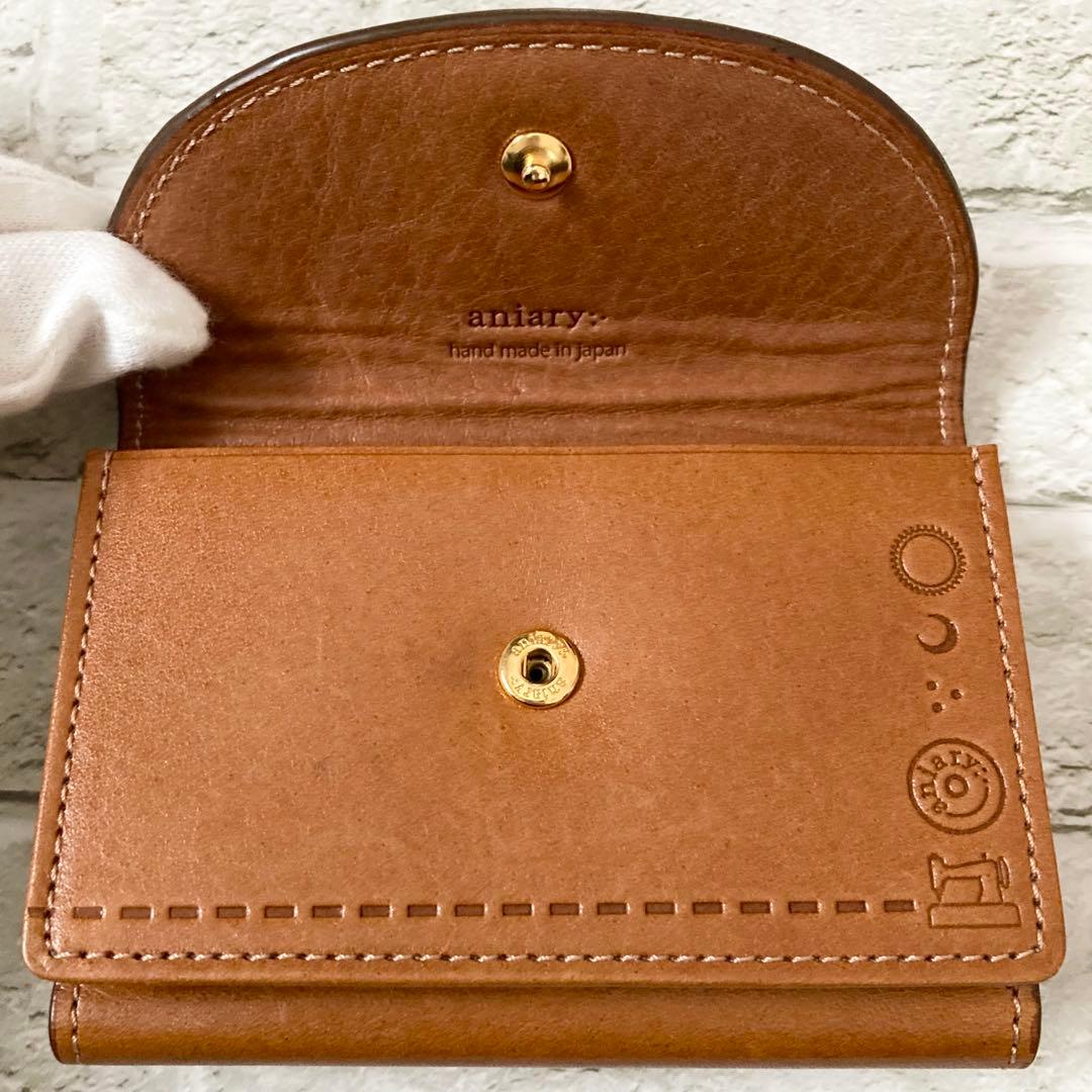 新品　aniary 名刺入れ　カードケース　小銭ケース　箱付き　レザー　アニアリ