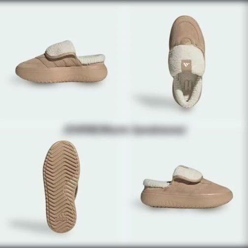 大人気★adidas★アディダス★23㎝★ボア付き★サンダル★ブラウン