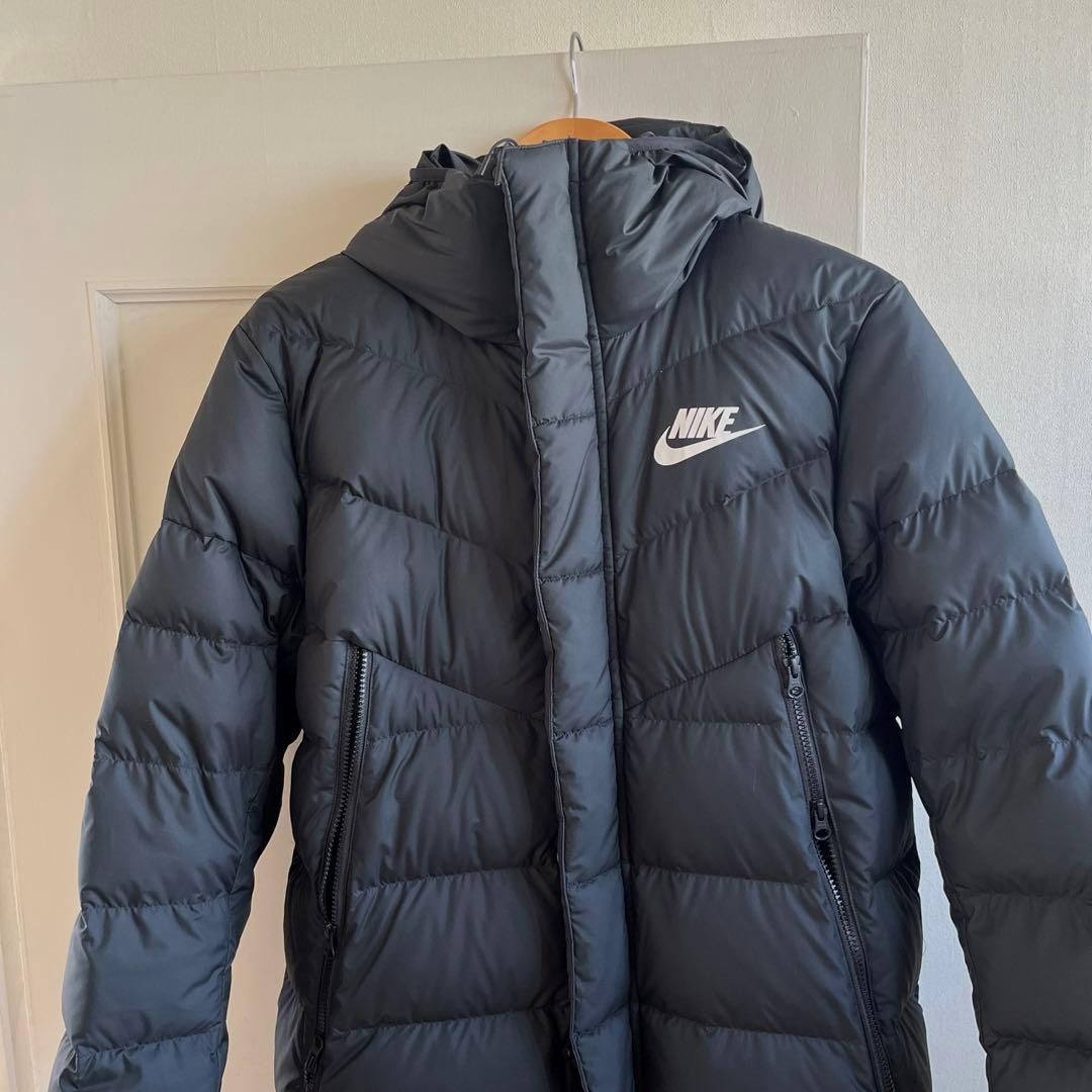 NIKE ナイキ ウインドランナー ダウン ベンチコート 黒 M
