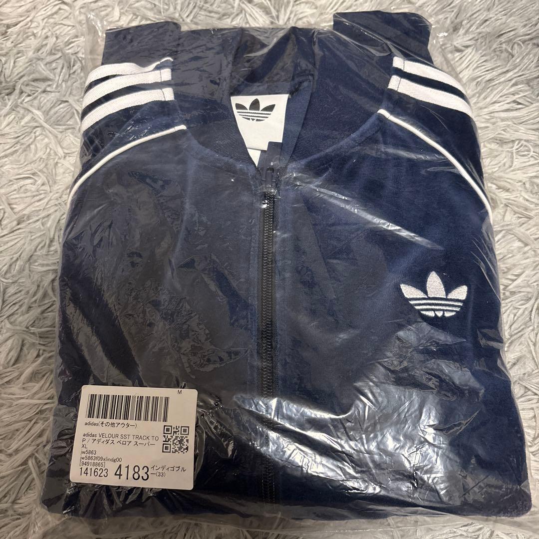 アディダス SST アディカラー ベロア トラックトップ トラックジャケット
