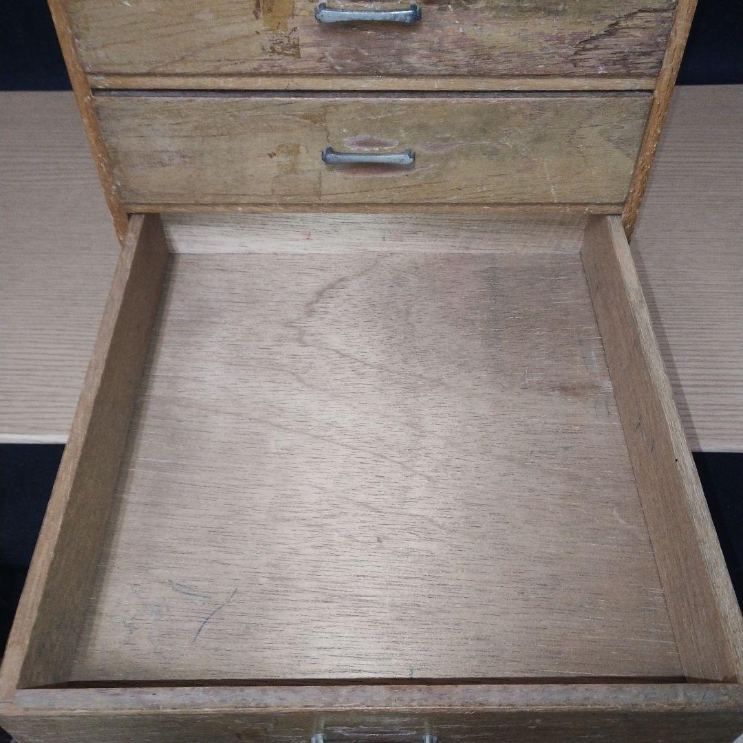 木製ロールトップダンス 3引き出し