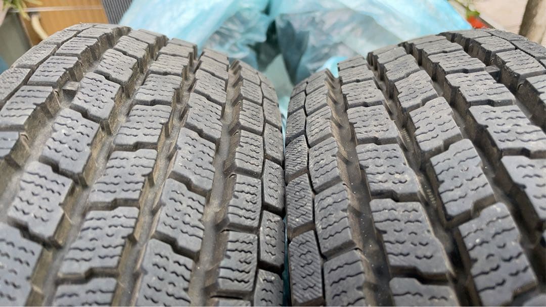 朝*奈様 ヨコハマiceGUARDスタッドレス鉄チン4本set145R12-80