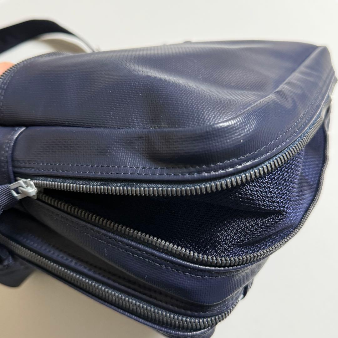 【フォロー割済み】美品 吉田カバン ラゲッジラベル 青バッテン ショルダーバッグ