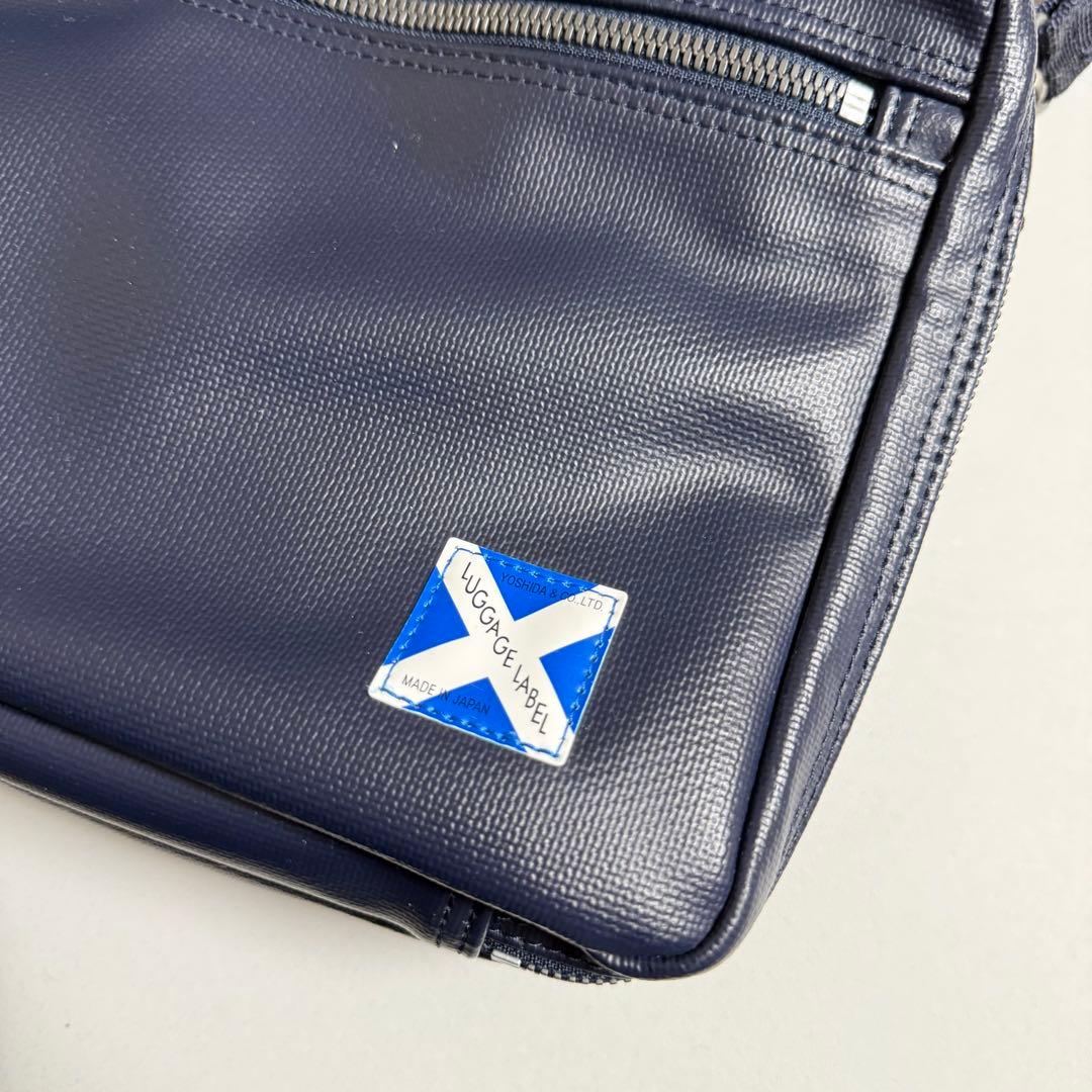 【フォロー割済み】美品 吉田カバン ラゲッジラベル 青バッテン ショルダーバッグ