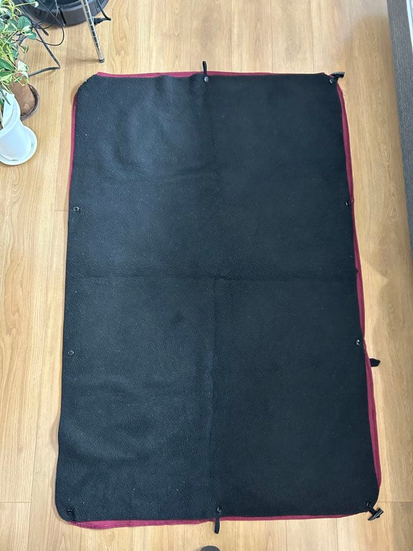 スーパーマント　バーガンディ ブランケット フード　テンマクデザイン　kavu