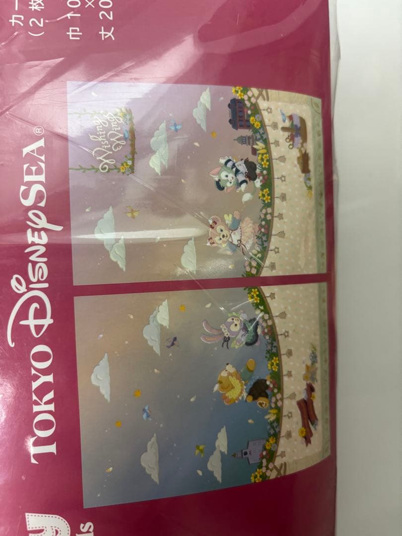 Duffy and Friends カーテン 2枚入り 100×200cm 美品