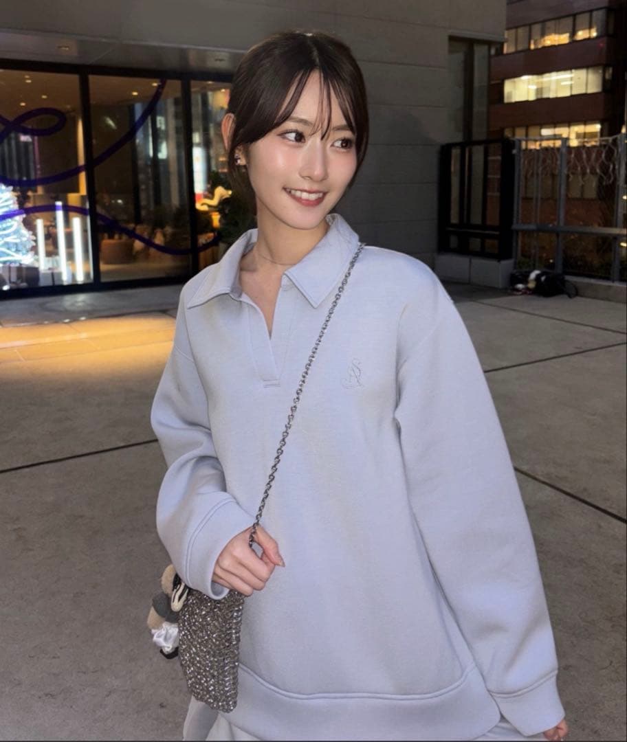 【USAGI ONLINE/ZOZOTOWN限定】スキッパーミニワンピース