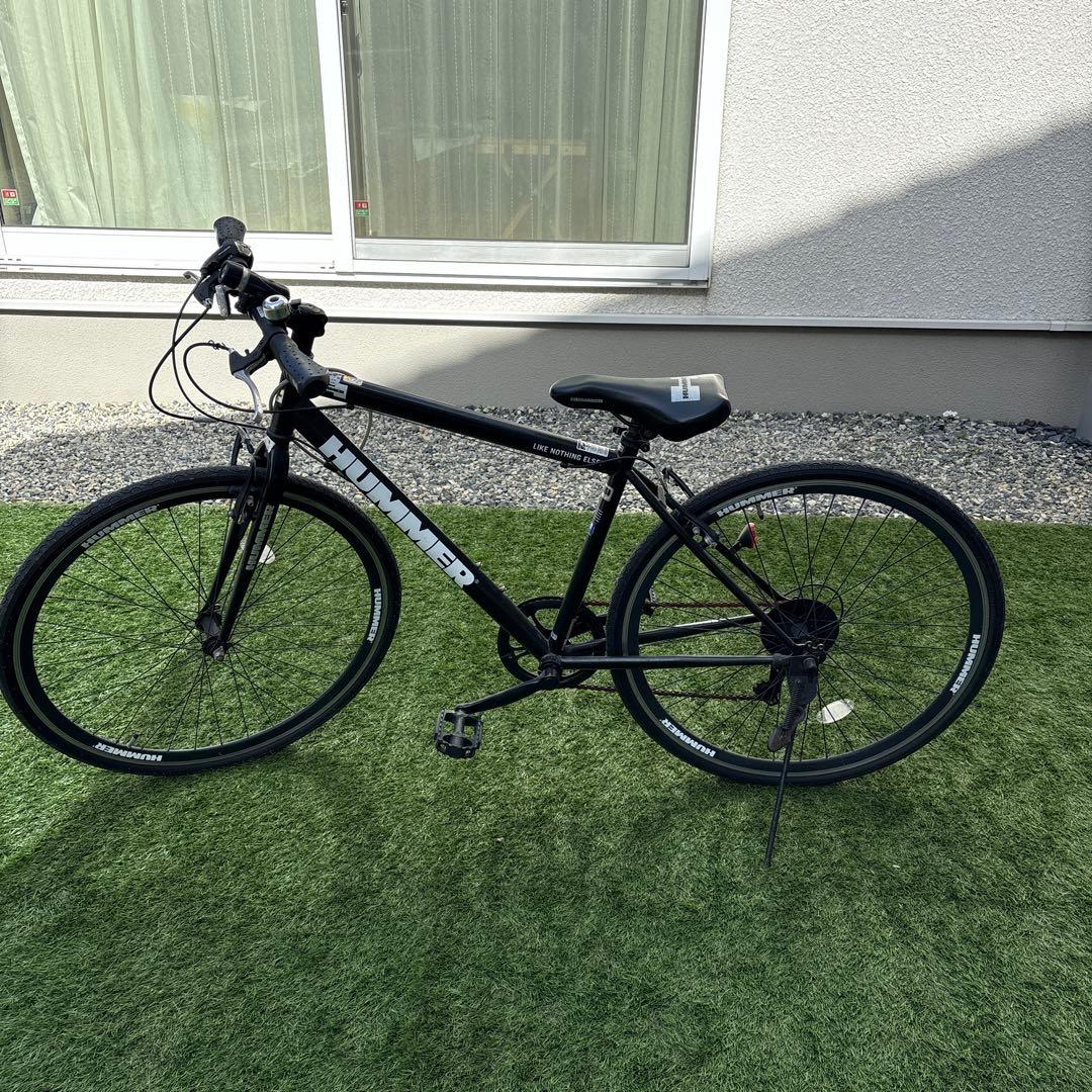 引き取り限定　福岡　HUMMER クロスバイク crb7007s-dk ブラック