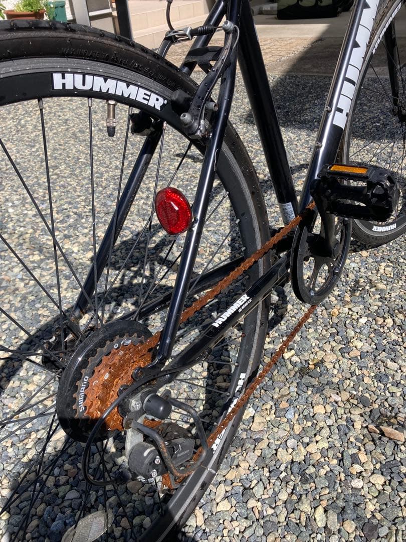 引き取り限定　福岡　HUMMER クロスバイク crb7007s-dk ブラック