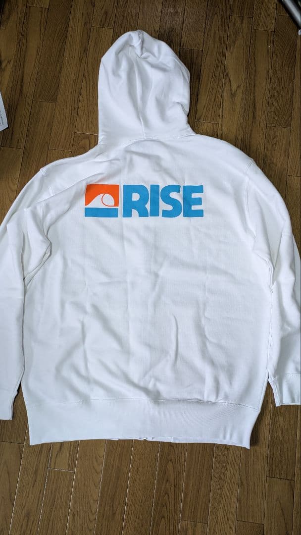 RISEJAPAN ジップアップパーカー ホワイト