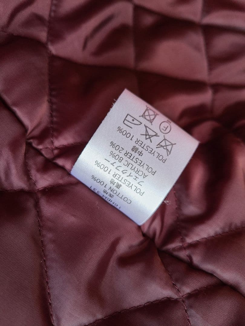 HIBECKカーキ色ファー付きモッズコート