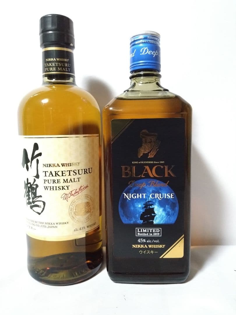 竹鶴とブラックニッカナイトクルーズのセット商品。