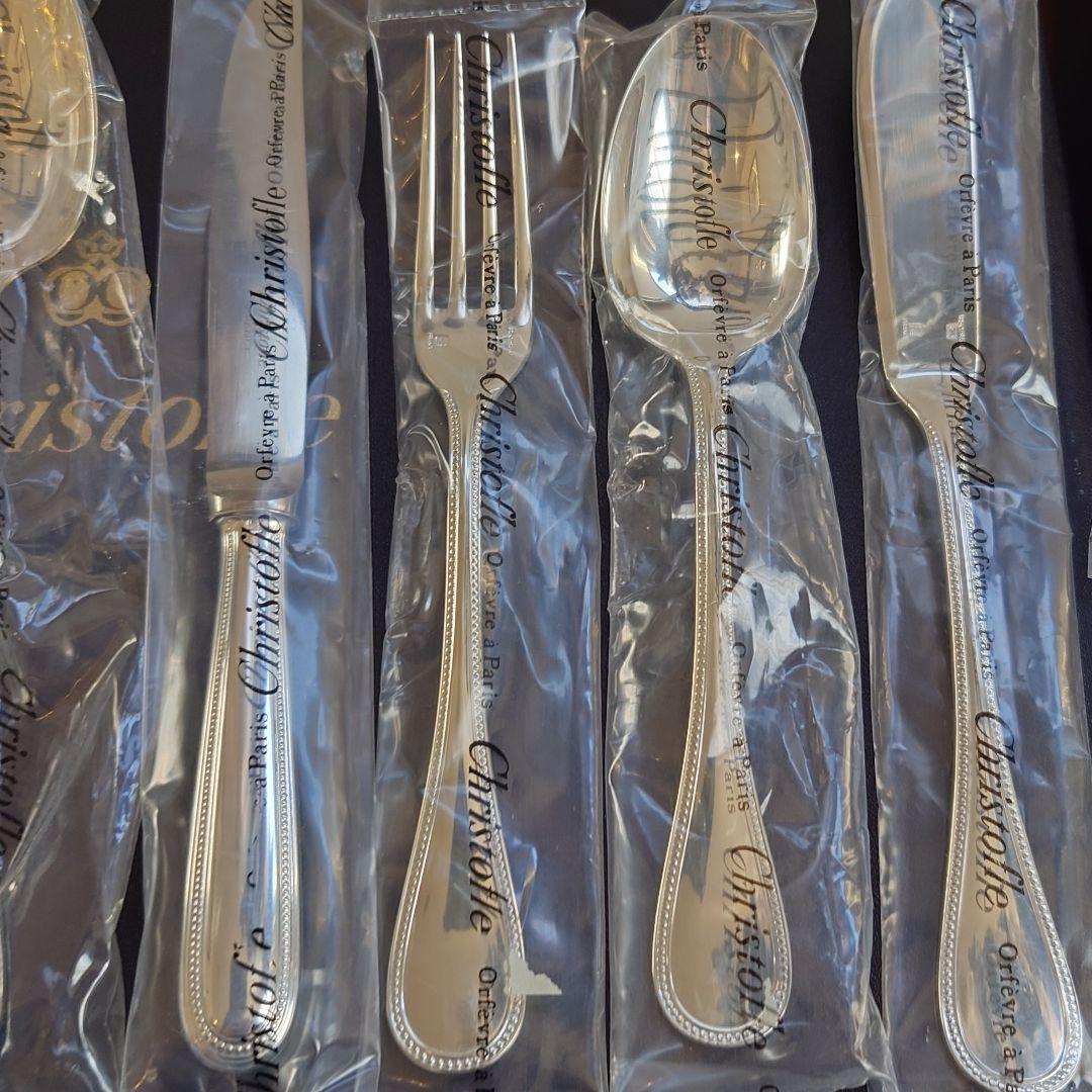 クリストフル　パール　72本　カトラリー　スプーン　フォーク　新品　140万相当