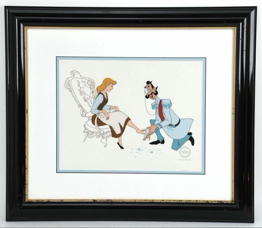 アニメ作品 シンデレラ セリセル 額装 セル画 認証表記有