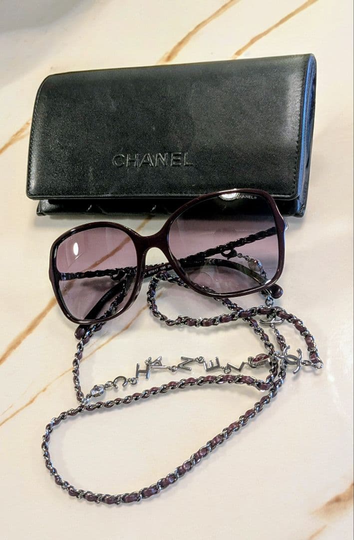 【希少/美品】CHANEL シャネル チェーンサングラス 2way ネックレス