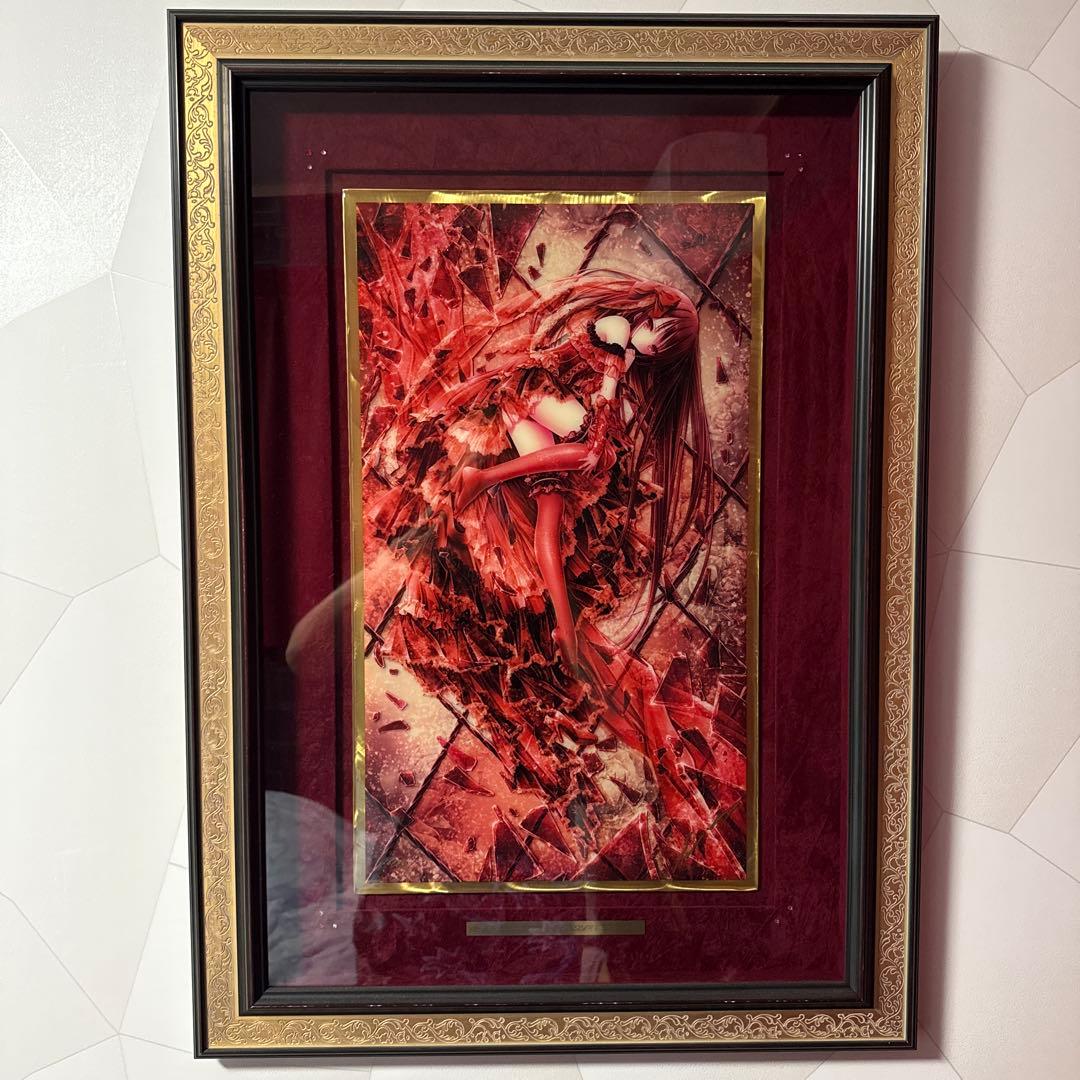 てぃんくる版画 RED ROSE WORLD-SPECULAR COLLAPSE