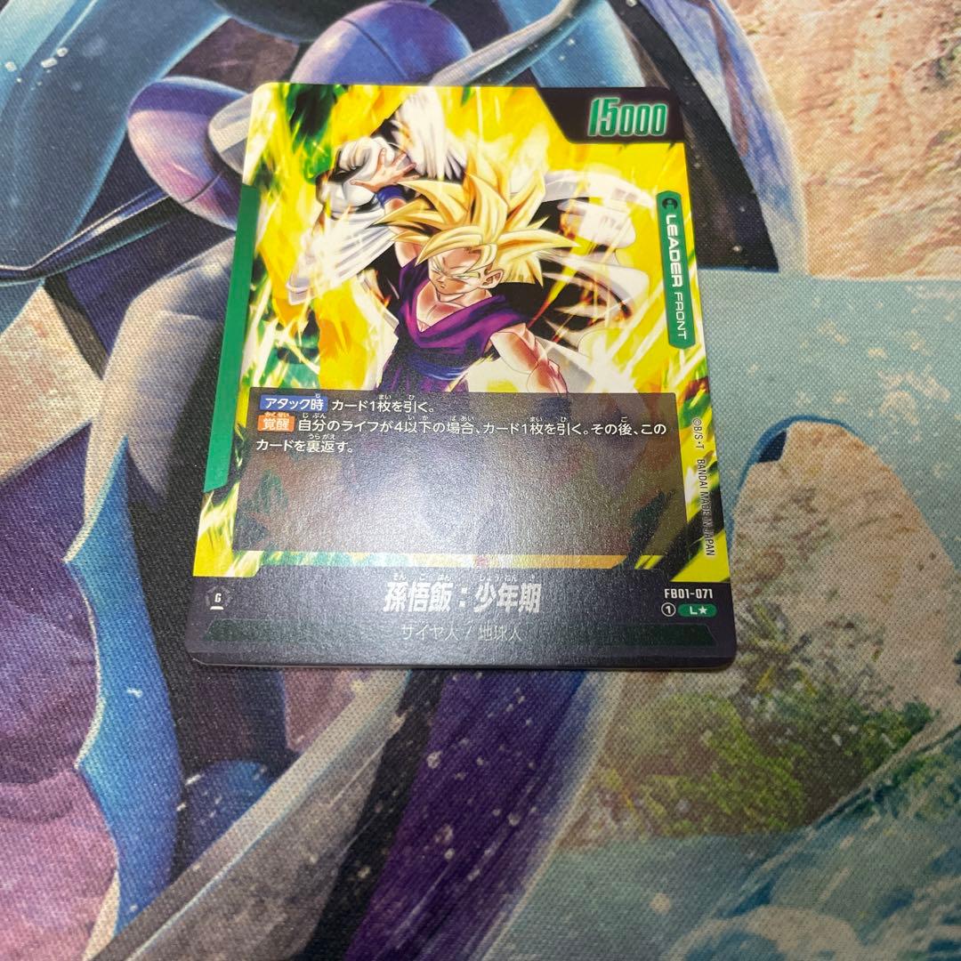 孫悟飯　リーダーパラレル　ドラゴンボール　緑