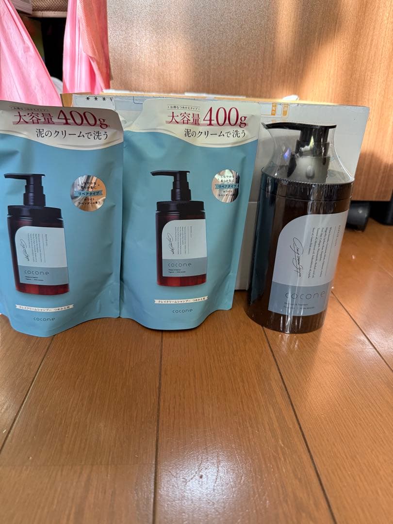 新品未開封 本日到着 cocone ココネ 青 リペア 本体＋詰め替え2袋セット
