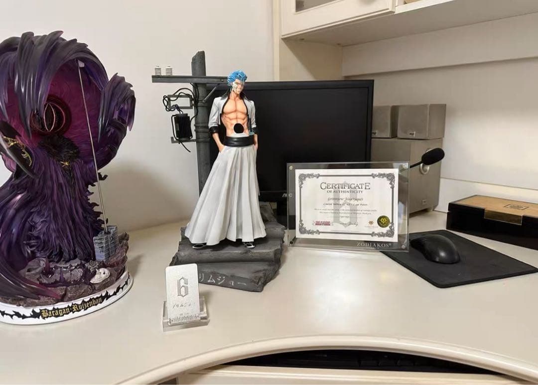 BLEACH 黒衣少年図 グリムジョー ガレージキット スタチュー①①