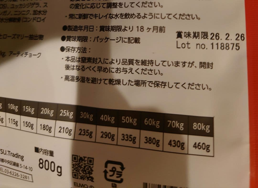 ドッグフード ELMO ADULT SALMON AND RICE