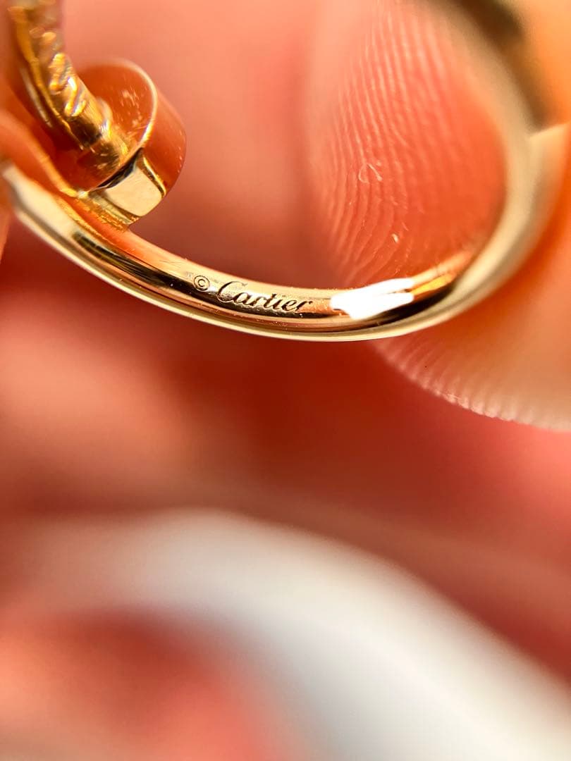 【Cartier】カルティエ ジュストアンクルピアス(片耳用)