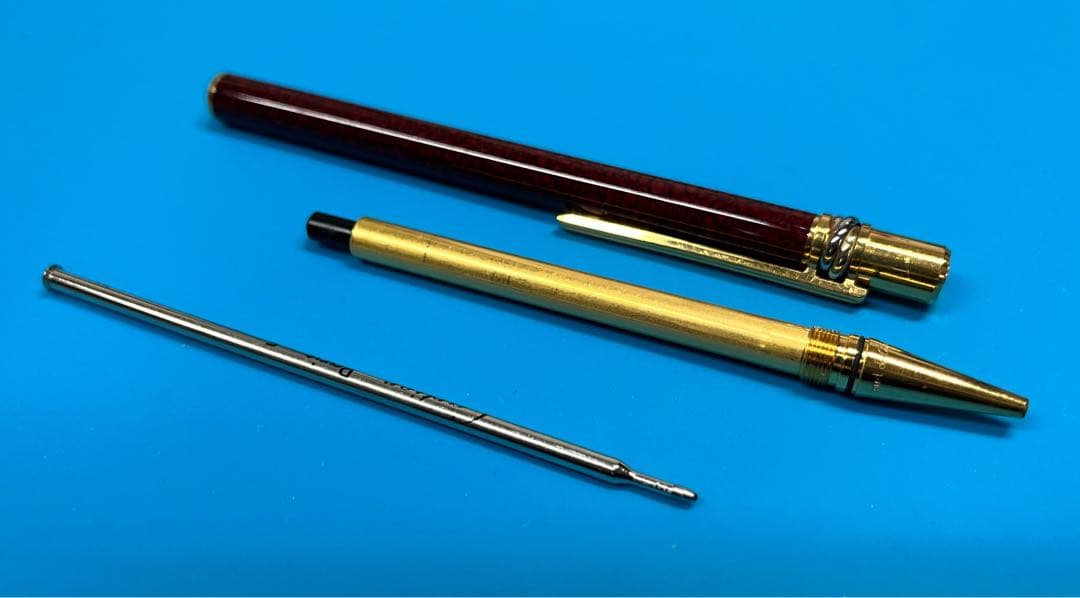 1990年　カルティエ　3連リング　トリニティ・ボールペン 　アンティーク