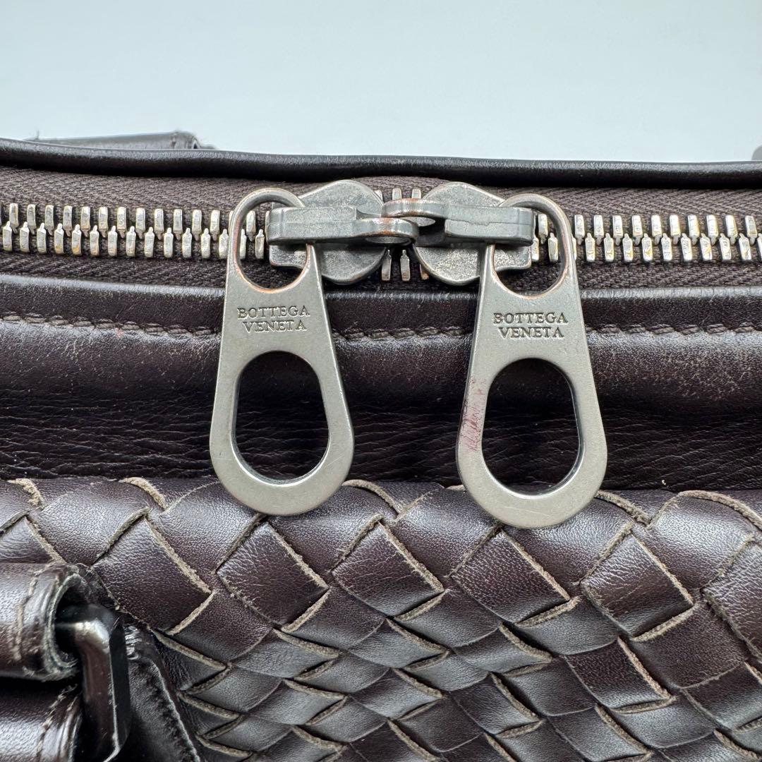 BOTTEGA VENETA ビジネスバッグ　ブラウン　オールレザー