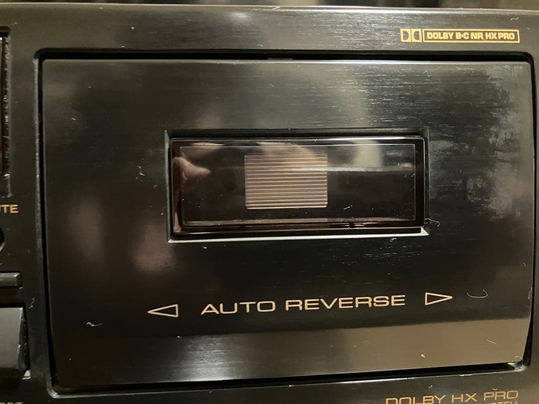 【動作品】TEAC W-790R ダブルカセットデッキ／カセットテープ付き