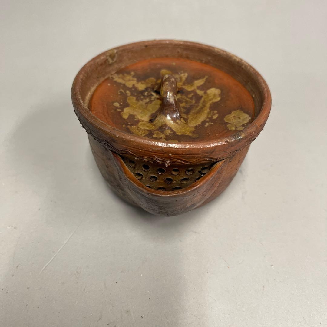 備前焼　宝瓶　在名あり