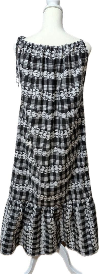 新品　フラダンス　ハワイ　チェック　ワンピース　ドレス