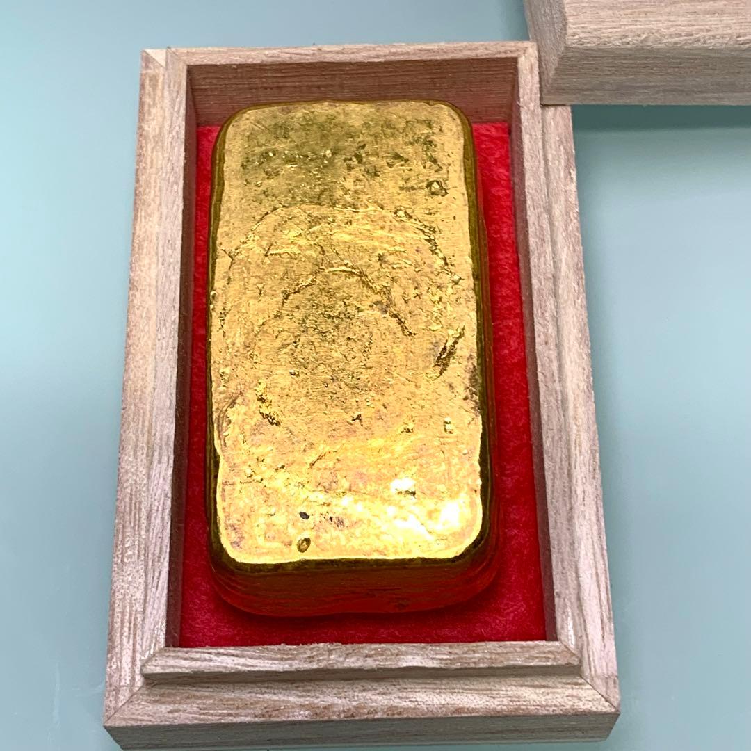 金貨　金元寶　金條 古銭　開運用へ 縁起物　インテリア　美品