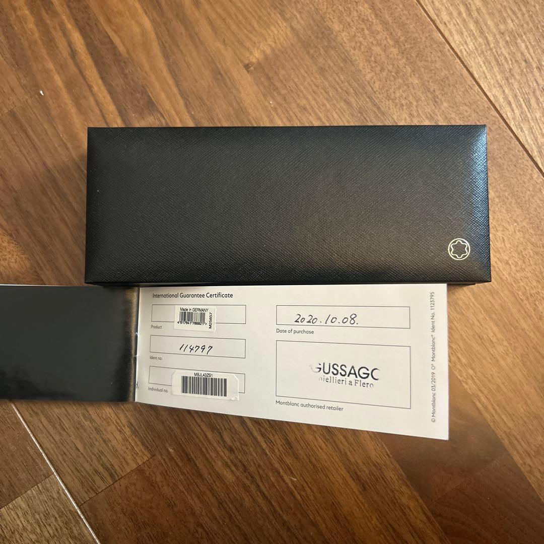 【新品】MONTBLANC ボールペン本体 黒 専用ケース付き