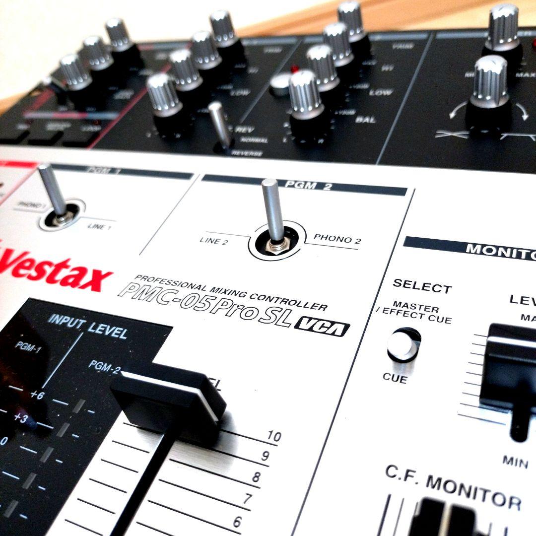 未使用級！ 元箱:取説付 Vestax PMC-05Pro SL DJミキサー