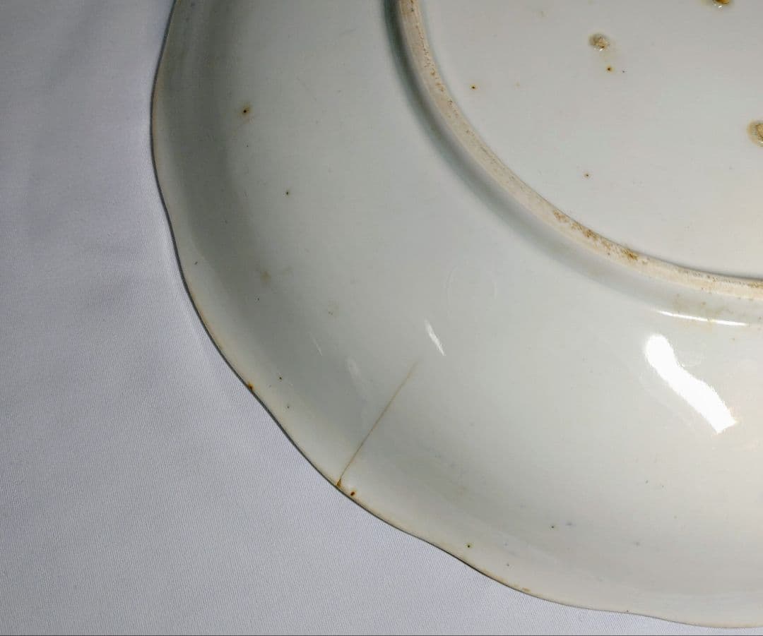 古伊万里　うさぎ図皿