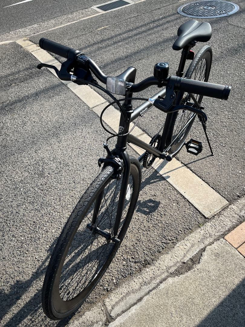 【新車】　クロスバイク　backpacker.snake ブラック防犯登録付き