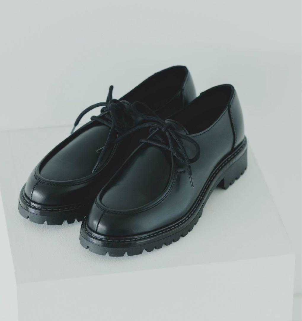 ENESS / エネス / チロリアンシューズ ブラック 36