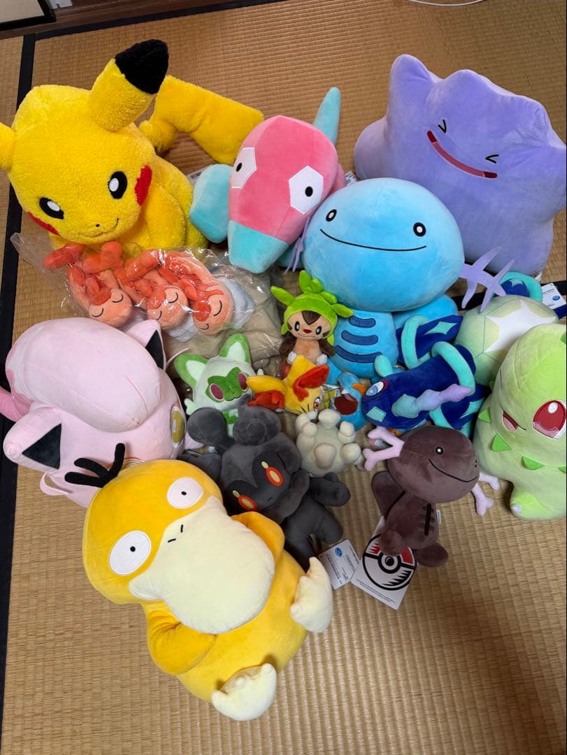 ポケモンぬいぐるみ　16体　まとめ売り　ピカチュウ