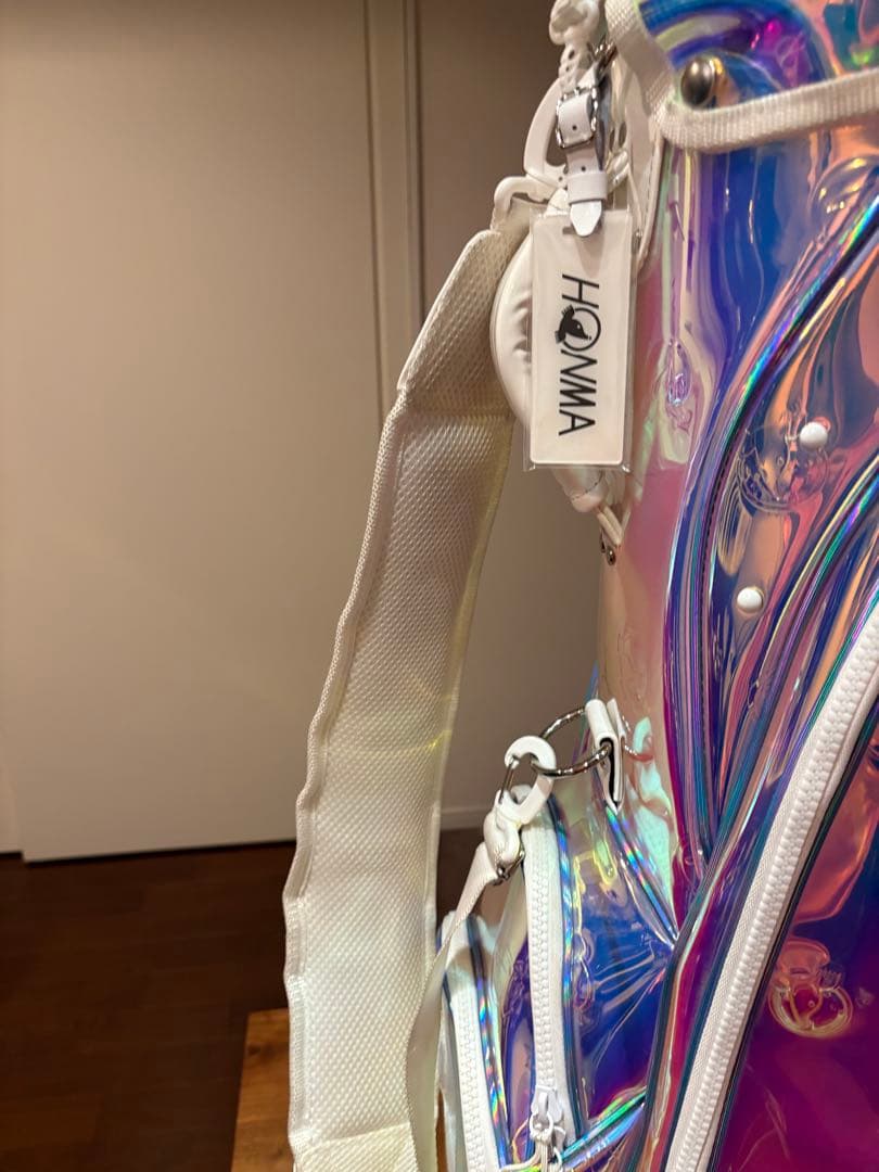 本間　ホンマ　スケルトン オーロラ　キャディバッグ　非売品