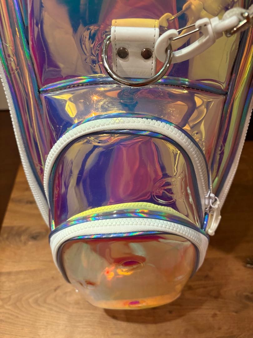 本間　ホンマ　スケルトン オーロラ　キャディバッグ　非売品