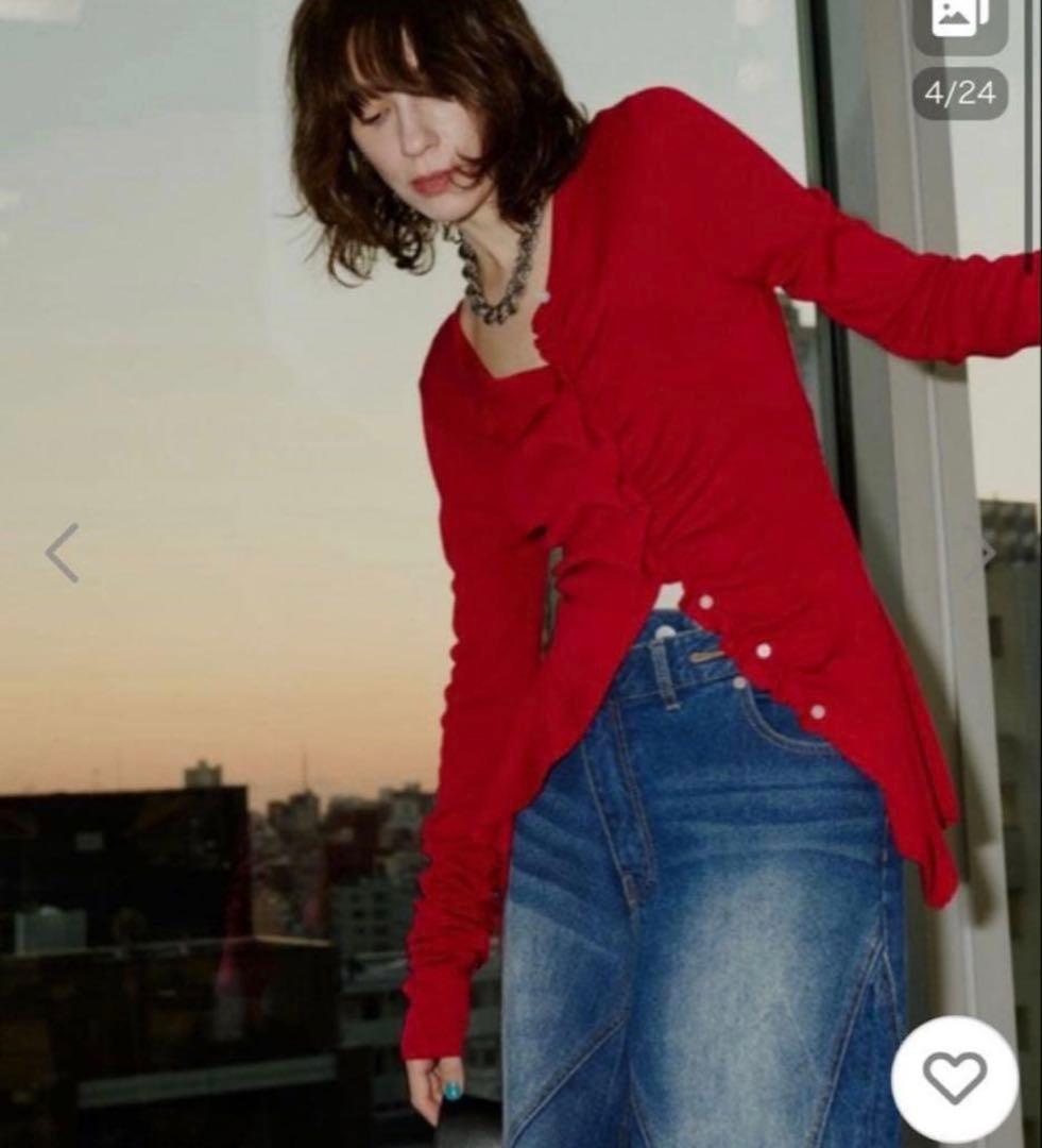 新品未使用　タグ付き　yae ヤエ　ニット　フリル　everyday