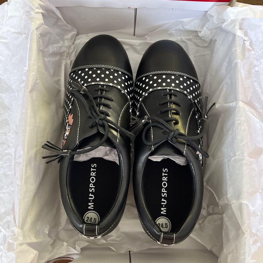 M・U SPORTS 新品未使用　ゴルフシューズ　24.5