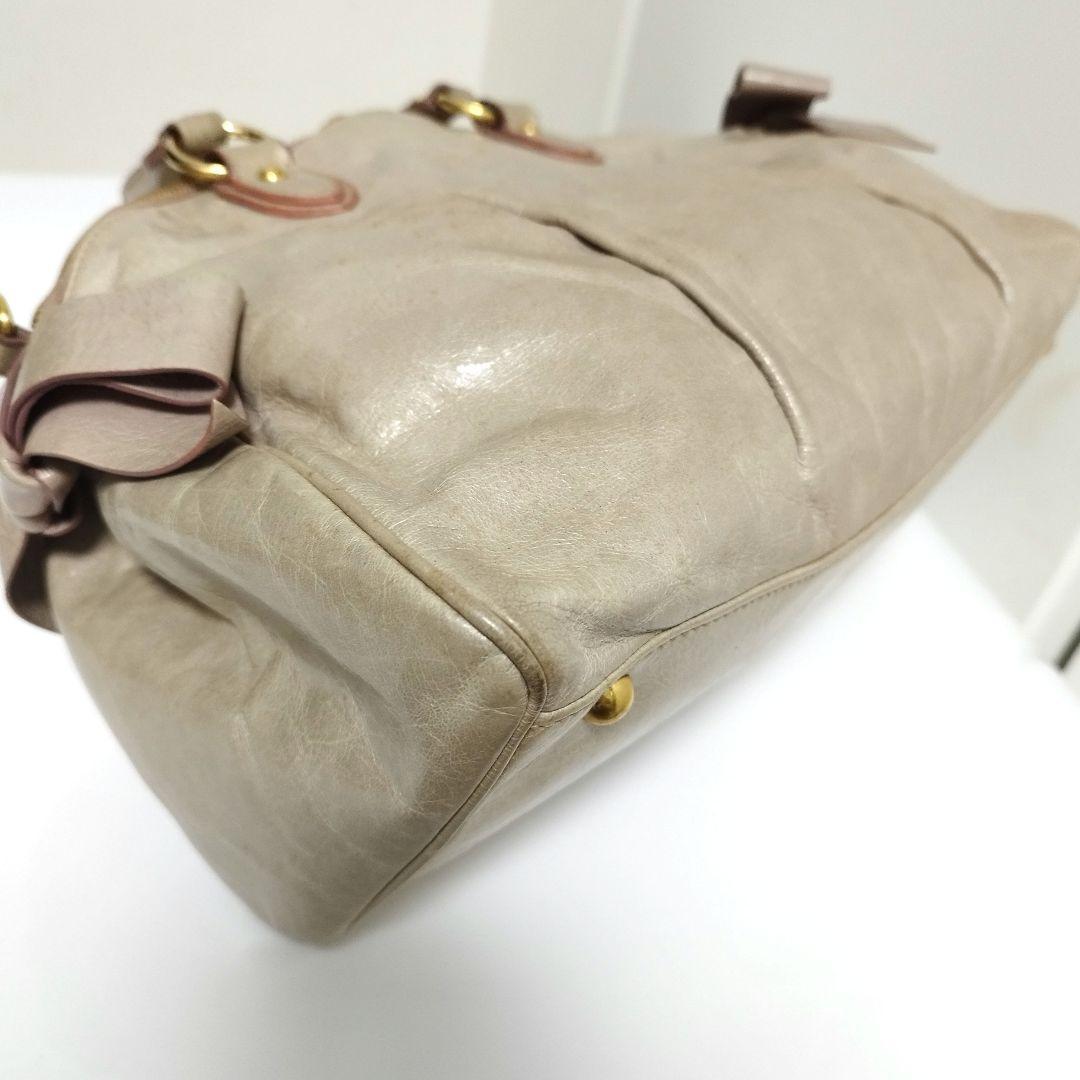 美品☆　MIUMIU　2way Archive vittelo lux