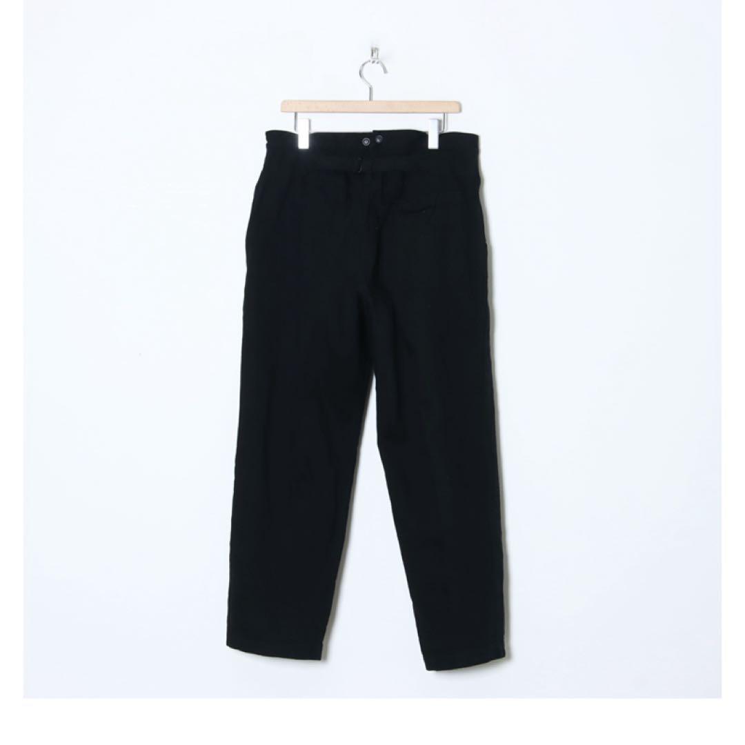 コモリcomoliデニムオーバーパンツブラック2